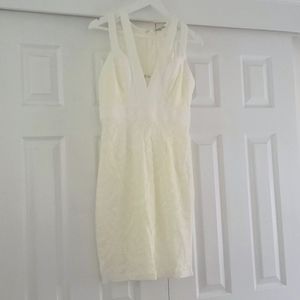 Charlotte Russe Ivory and Cream lace dress.